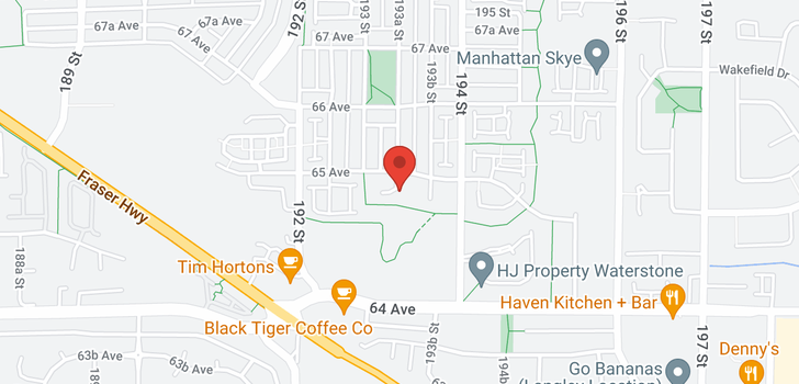 map of 105 19366 65 AVENUE